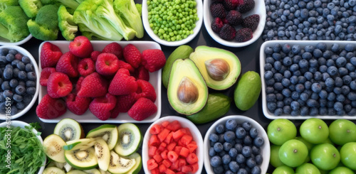 A Harmony of Healthy Food Choices. Generative AI © AIproduction