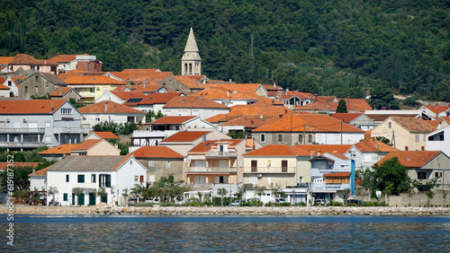 church in dalmatian village in croatia