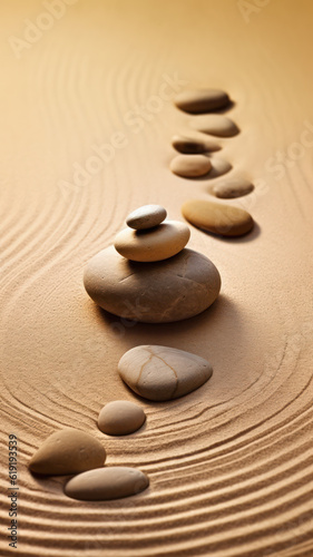 Minimalistic Zen Stones  Beauty in Simplicity