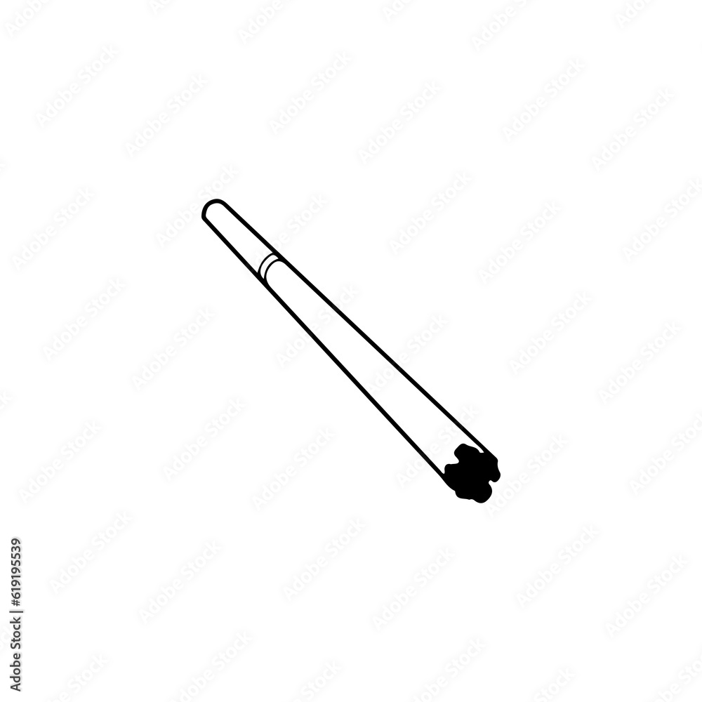 vector illustration of a cigarette vector illustration of a cigarette