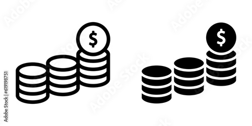 Profit icon. sign for mobile concept and web design. vector illustration