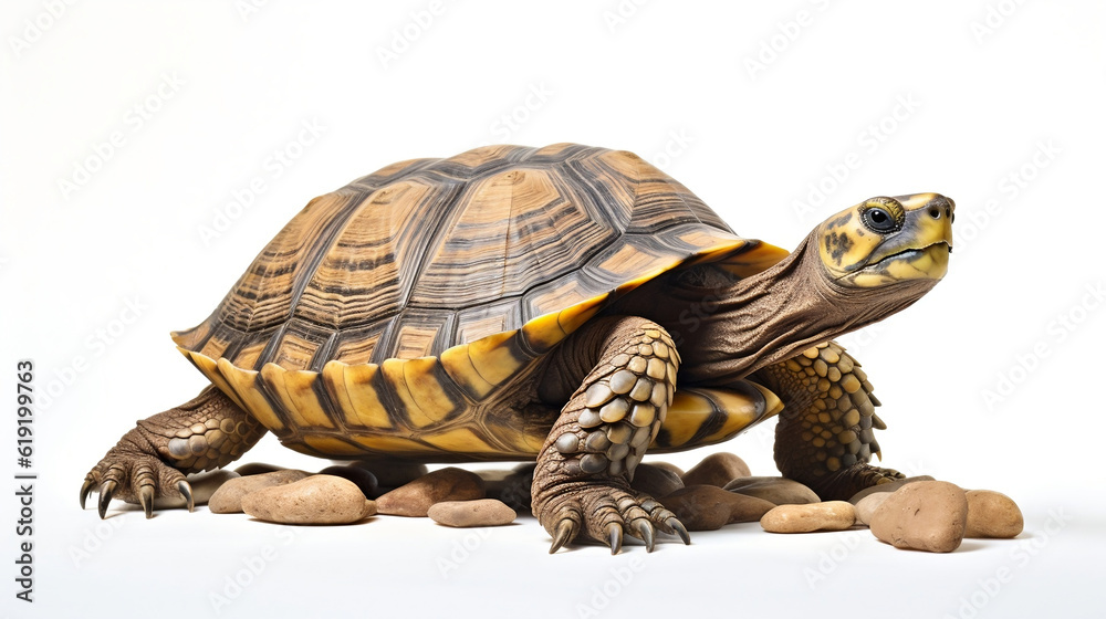 Obraz premium Hawksbill Sea Turtles isolated on white