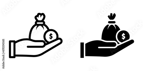Save Money icon. sign for mobile concept and web design. vector illustration