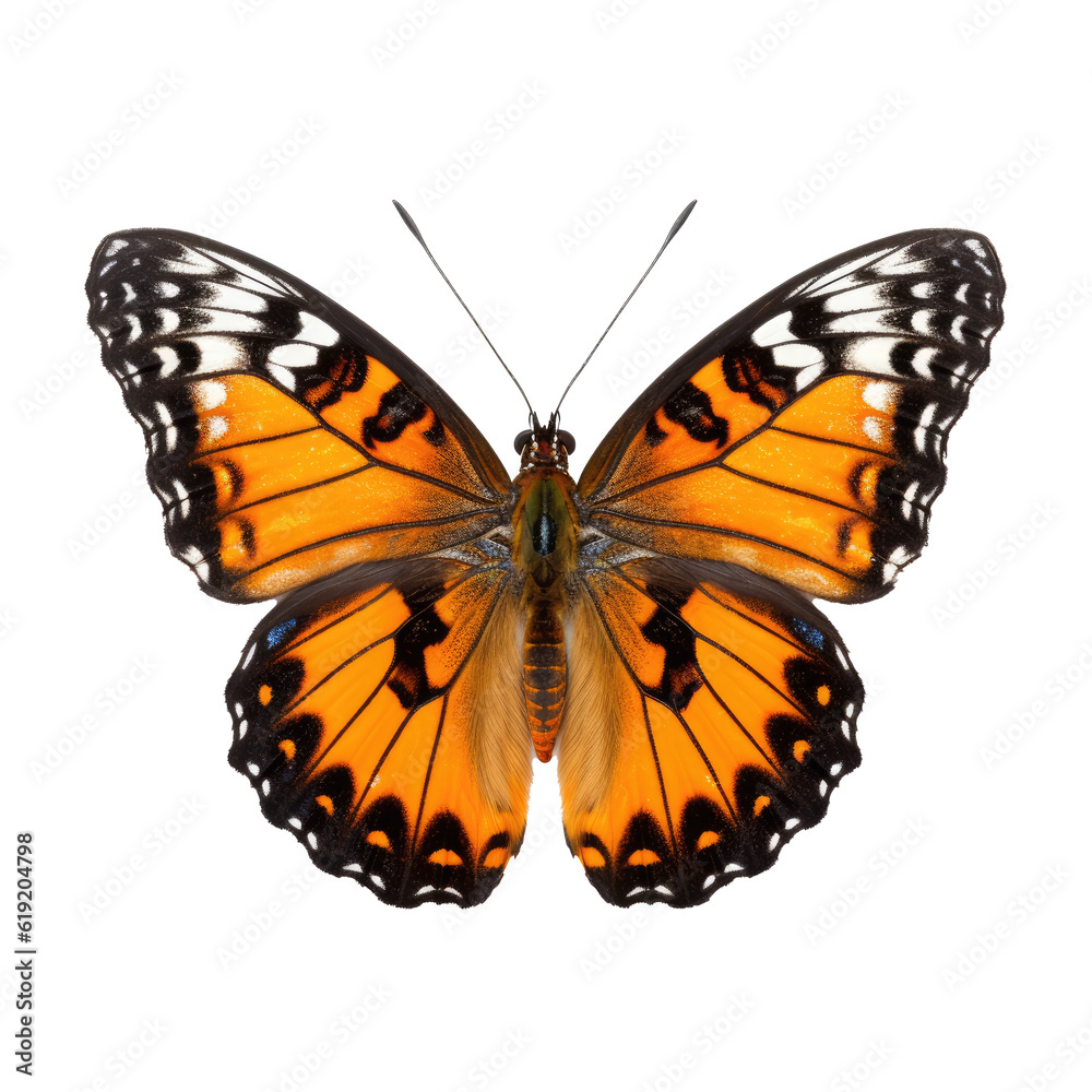 Butterfly isolated on transparent background. Generative ai Butterfly isolated on transparent background. Generative ai