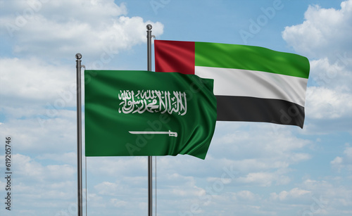 UAE and Saudi Arabia, KSA flag