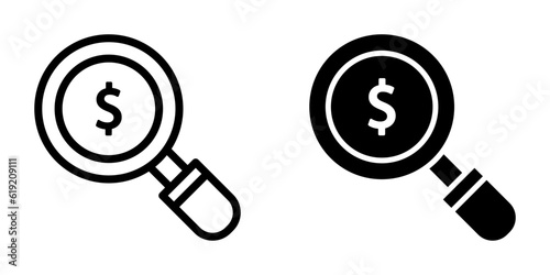 Search icon. sign for mobile concept and web design. vector illustration