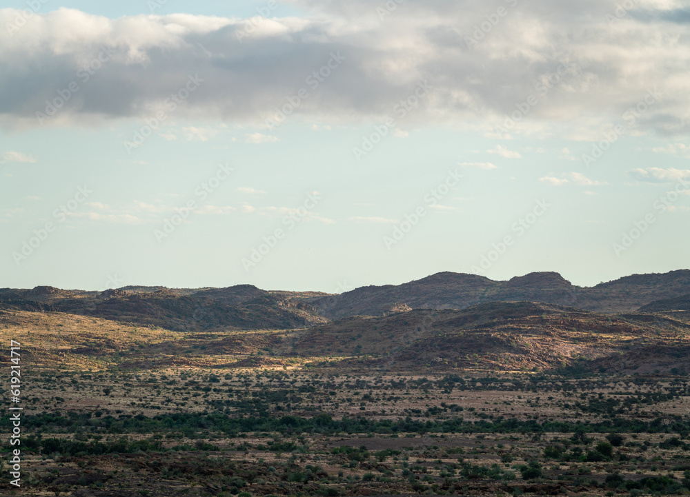 Augrabies national park in South Africa is a nature reserve with the Orange river running through it.
