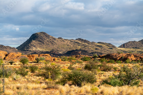 Augrabies national park in South Africa is a nature reserve with the Orange river running through it.
 photo