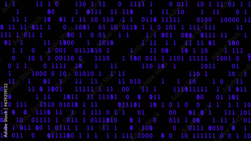 Binary numbers background. Binary code on black background. Big data and artificial intelligence concept. 4K video animation 3d rendering Binary numbers background. Binary code on black background. Big data and artificial intelligence concept. 4K video animation 3d rendering