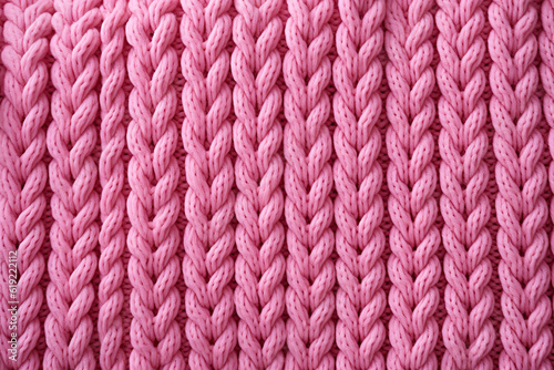 Pink knitted texture resembling a cozy sweater.