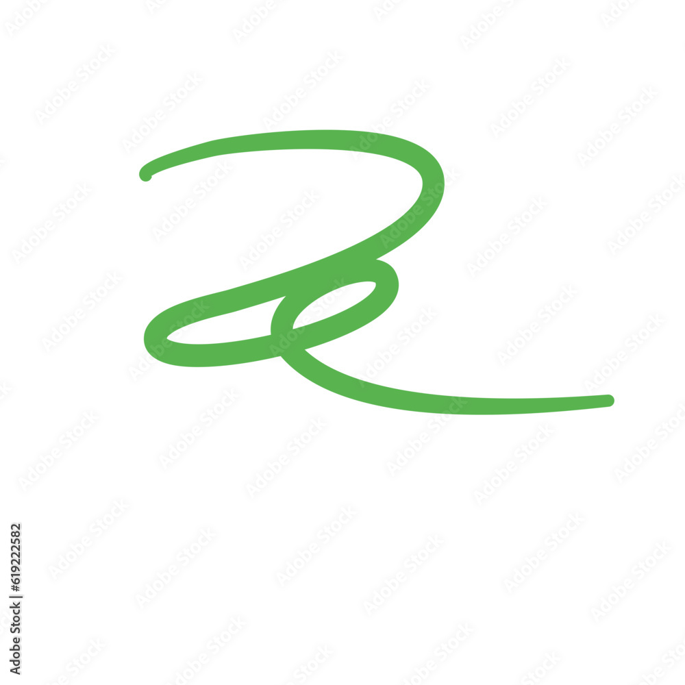 Green Curved Line Green Curved Line