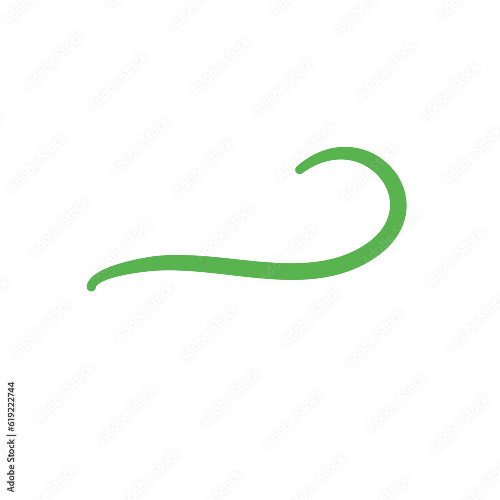 Green Curved Line Green Curved Line
