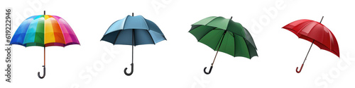 Umbrella clipart collection, vector, icons isolated on transparent background