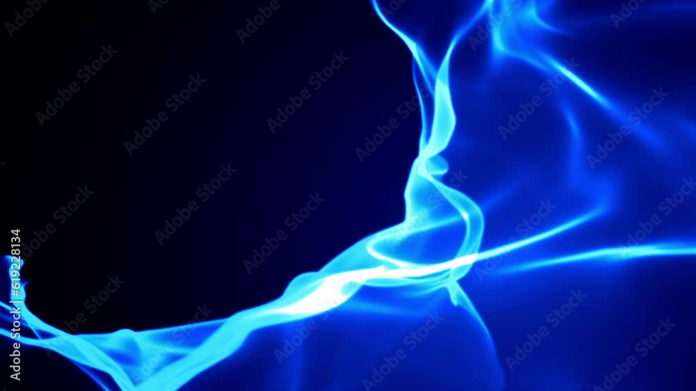 Blue wave energy light background