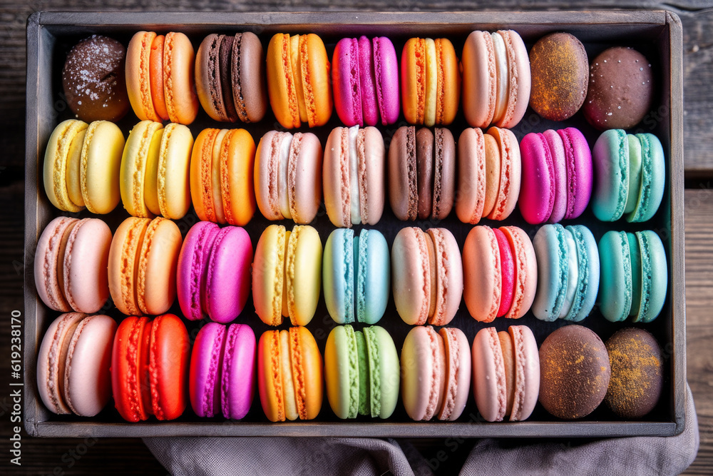 delicious cookies with a creamy filling and crunchy crumbs are captured in mid-air against a vibrant pink background. delicious cookies with a creamy filling and crunchy crumbs are captured in mid-air against a vibrant pink background.