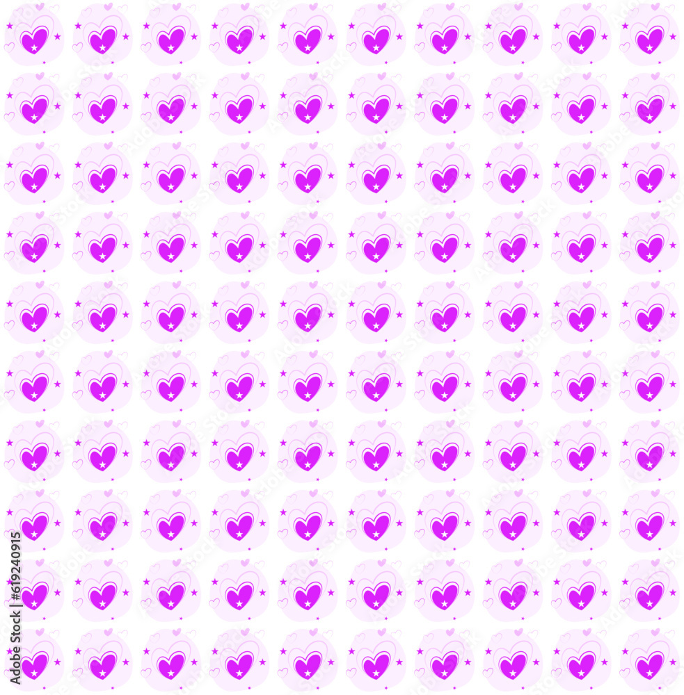 Romantic Seamless Love Pattern