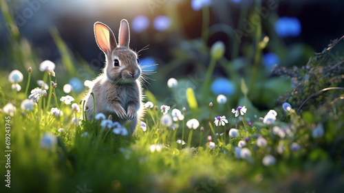 rabbit or bunny or easter b...