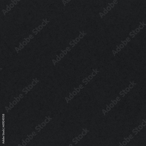 Seamless textured black paper with rough wrinkled lines. Fibrous black paper background.