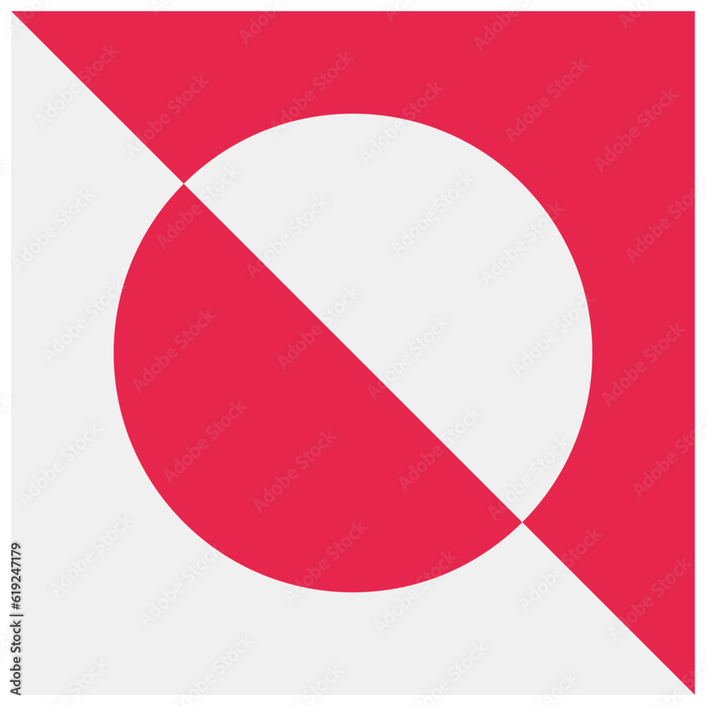 geometric background of a circle and triangle isolated on a red background. Editable abstract backgrounds geometric background of a circle and triangle isolated on a red background. Editable abstract backgrounds