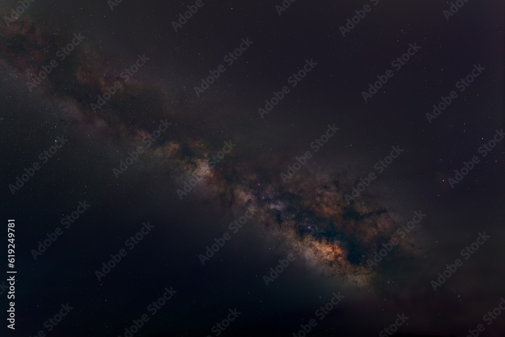 Milky Way sky only background 
