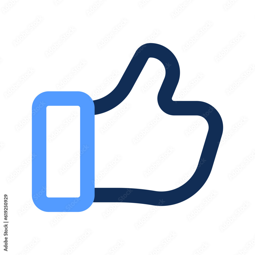 like outline color icon like outline color icon