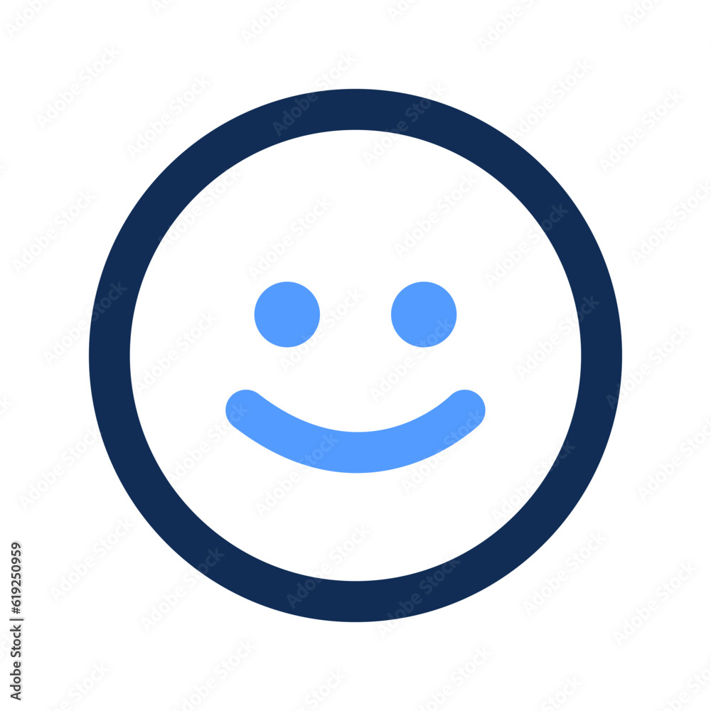 smile outline color icon smile outline color icon