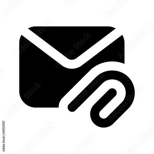 attached file glyph icon