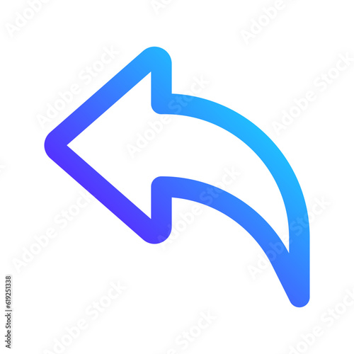 reply gradient icon