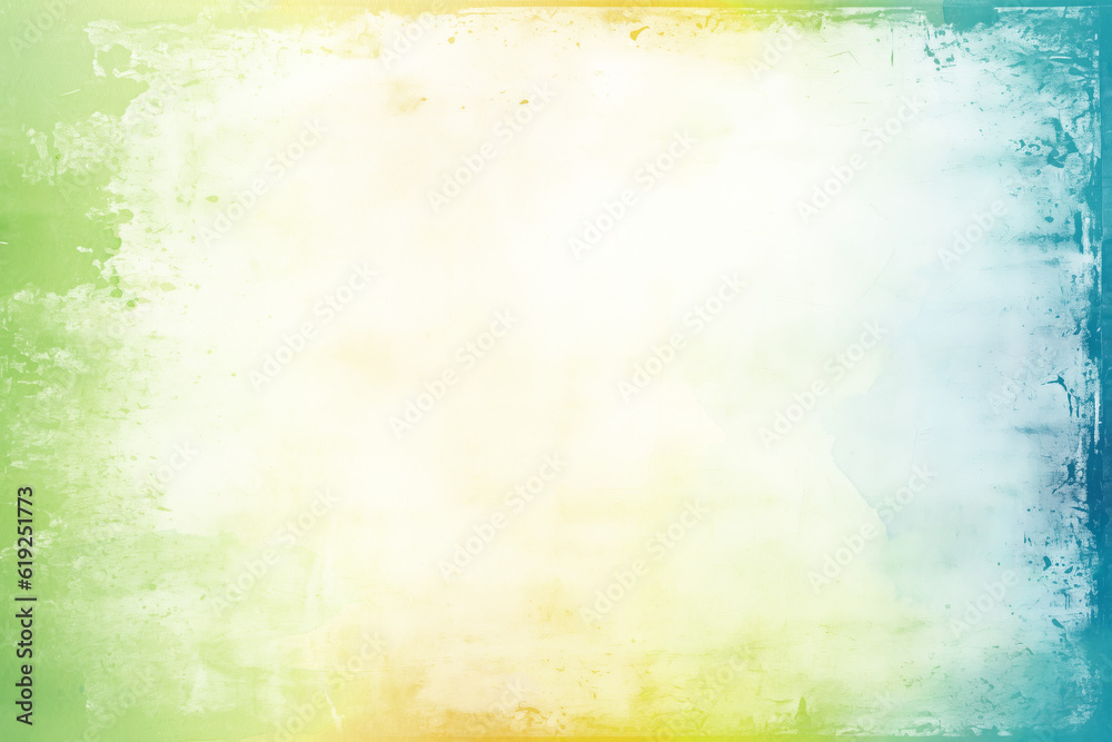 vignette overlay transparent color lime green, yellow, and deep blue gradient