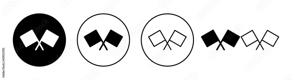 Flag icon set for web and mobile app. Gps location pin map. Location marker symbol. Flag icon set for web and mobile app. Gps location pin map. Location marker symbol.