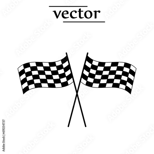  Finish flag icon design. vector flat illustration on white background..eps
