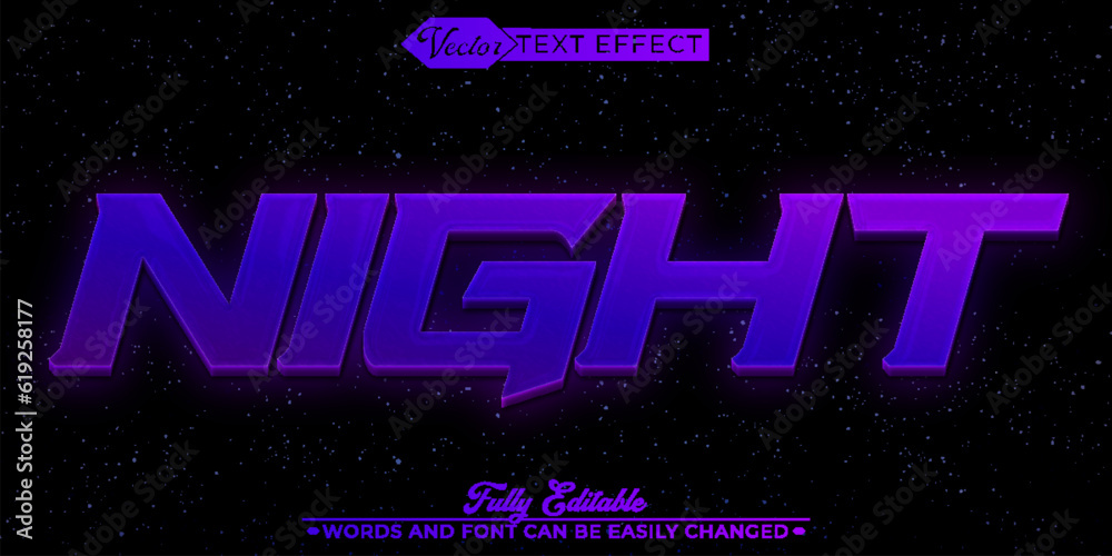 Astrology Night Editable Text Effect Template