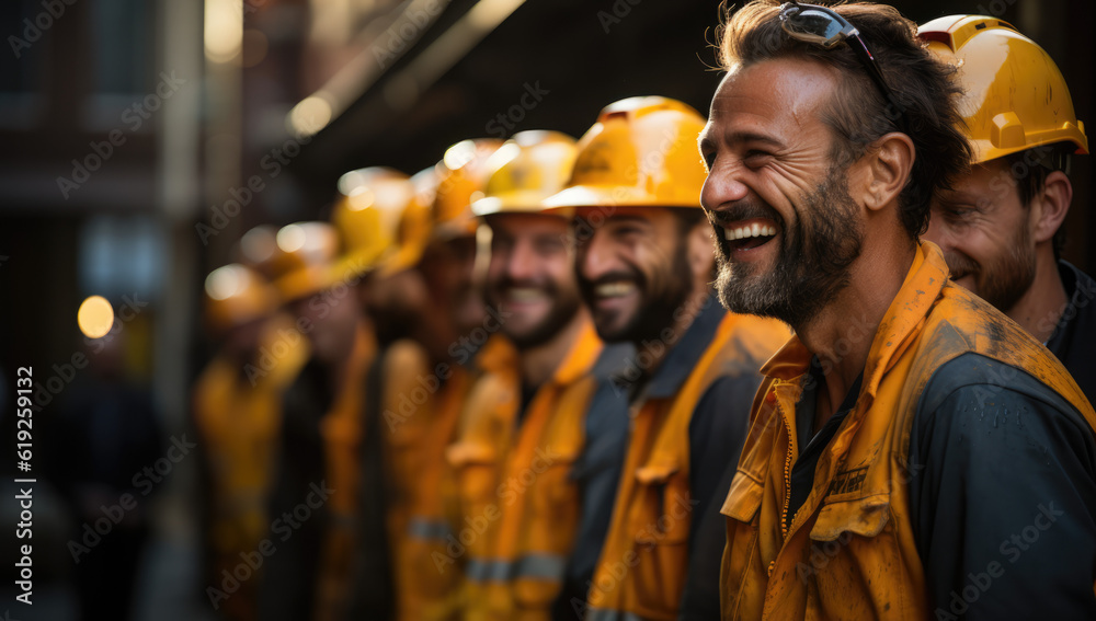 Building with a Smile: Construction Crew in Suits Grinning as They Contribute to Progress.
Pride in Progress: Construction Workers Smiling Confidently in Their Suits on the Job Site.


