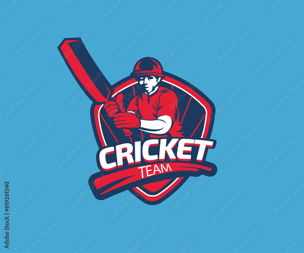 Cricket Logo vector illustration Artwork