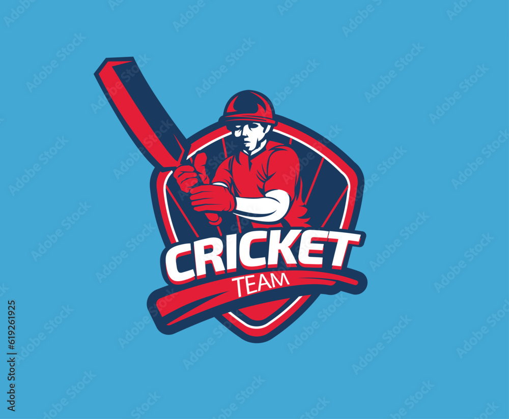 Cricket Logo vector illustration Artwork