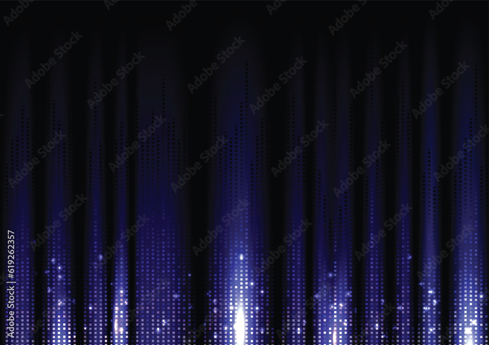 Vector illustration of technology communication futuristic cyberspace background.