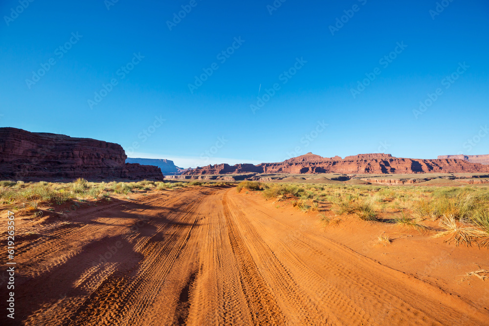 Road in prairie