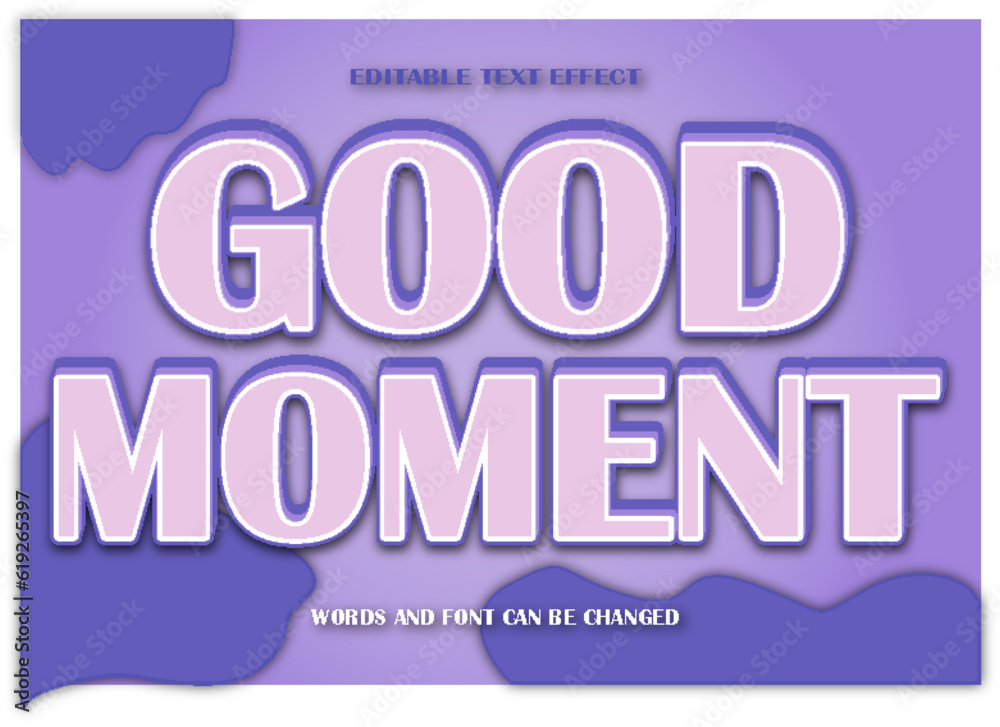 Good Moment Editable Text Effect Style