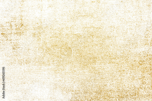 Gold splashes Texture on transparent background. Grunge golden background pattern of cracks, scuffs, chips, stains, ink spots, lines, PNG file