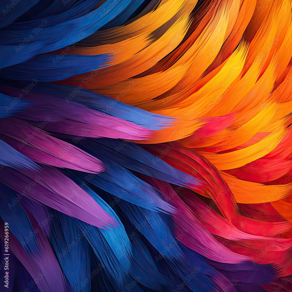 Abstract brush strokes pattern in vibrant hues Abstract brush strokes pattern in vibrant hues