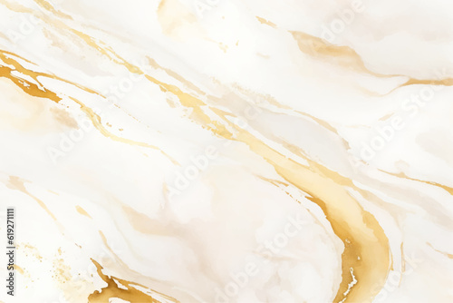 background is light, liquid marble watercolor background with golden lines, stains, splashes of paints 