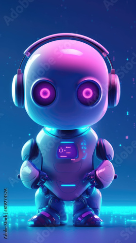 Adorable AI Robot Companion: Embracing a Future of Fun and Assistance Generative AI