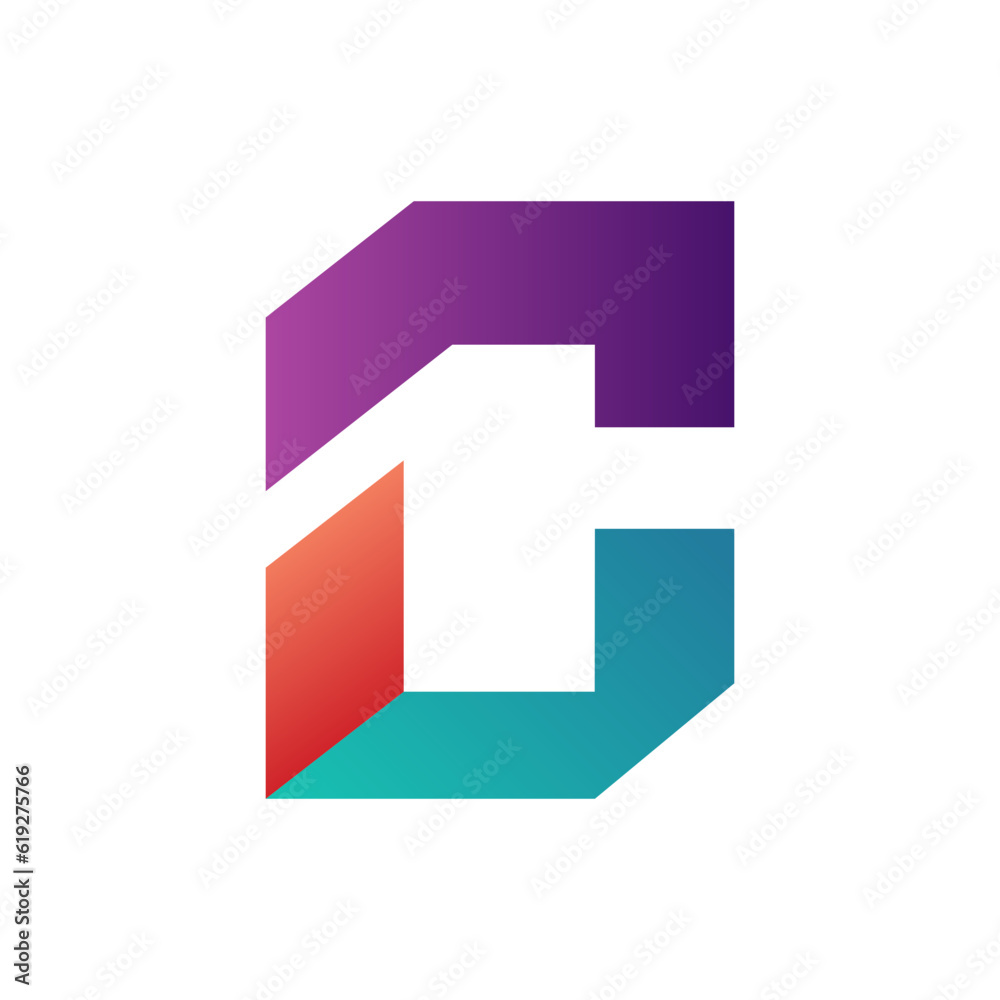 Monogram design vector logo. Monogram initial letter mark C logo design Monogram design vector logo. Monogram initial letter mark C logo design