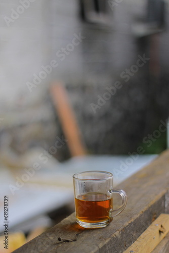 cup of tea on table