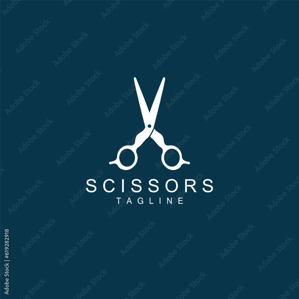 Scissors Logo, Shaver Vector, Simple Barber Shop Design, Icon, Background, Symbol, Template Scissors Logo, Shaver Vector, Simple Barber Shop Design, Icon, Background, Symbol, Template