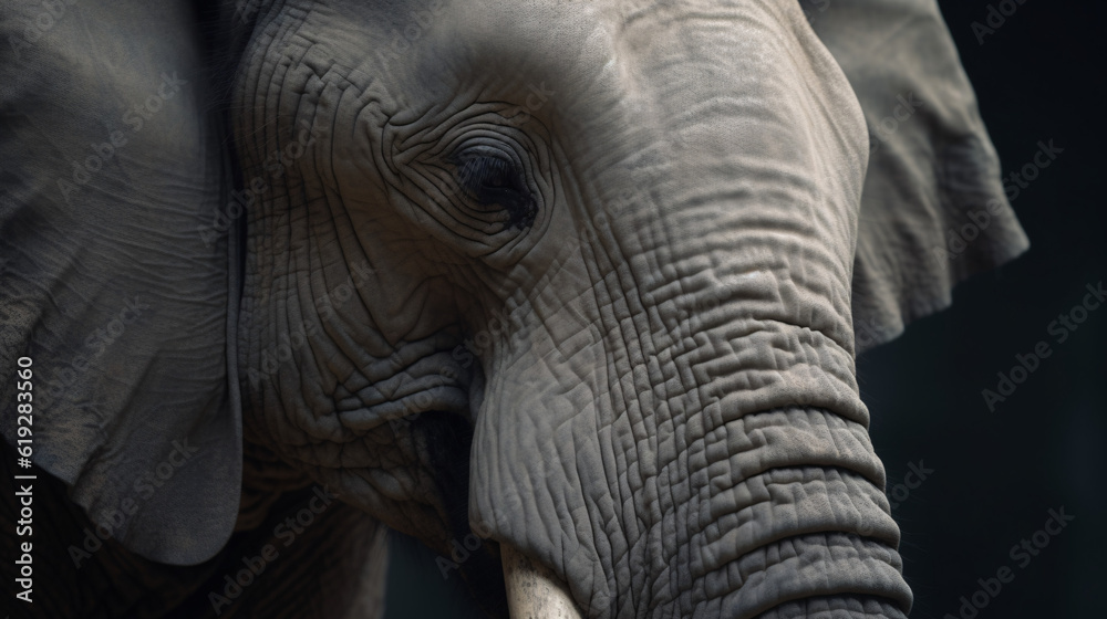 Obraz premium elephant close up