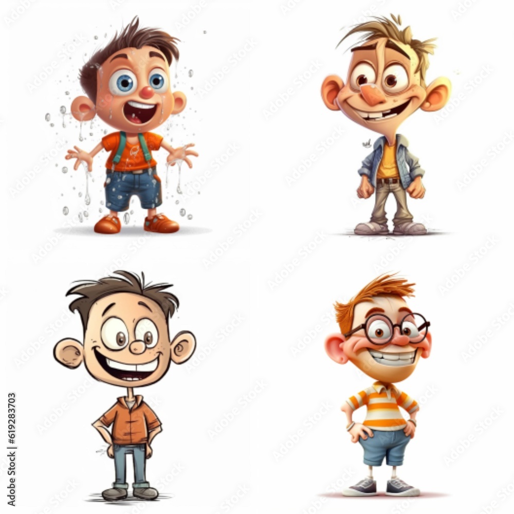 funny cartoon translucent picture illustration funny cartoon translucent picture illustration