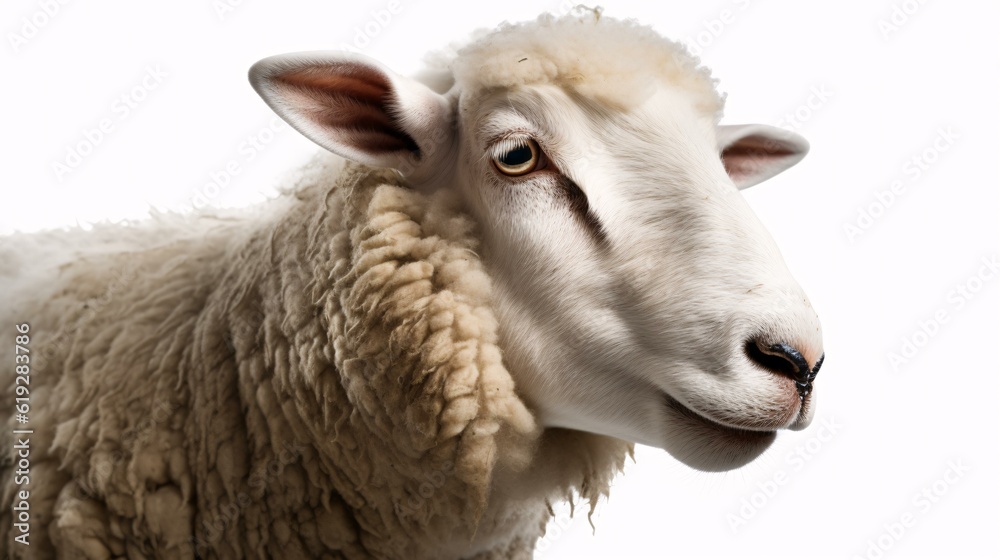 close up of a sheep generative ai close up of a sheep generative ai