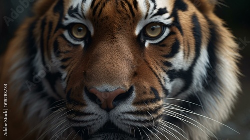 portrait of a tiger generative ai © KWY