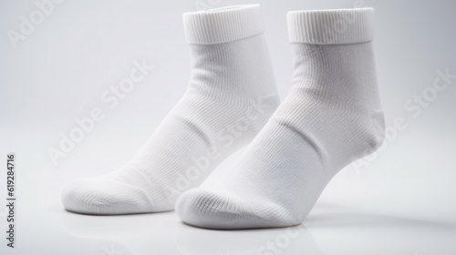 socks isolated on white generative ai
